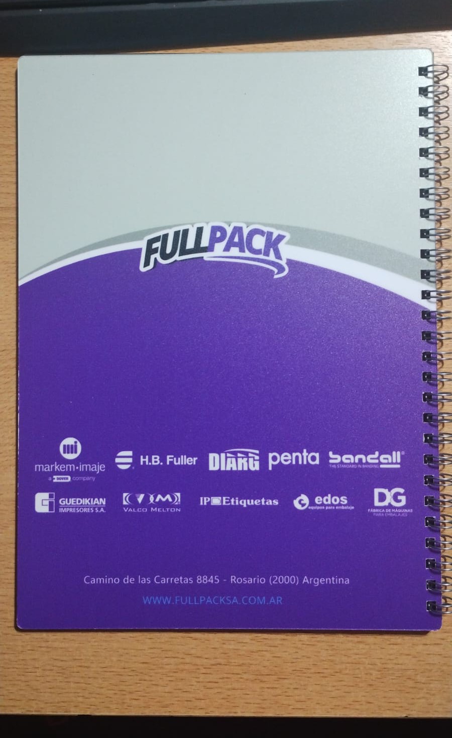 Cuaderno InfinityBook personalizado para FullPack