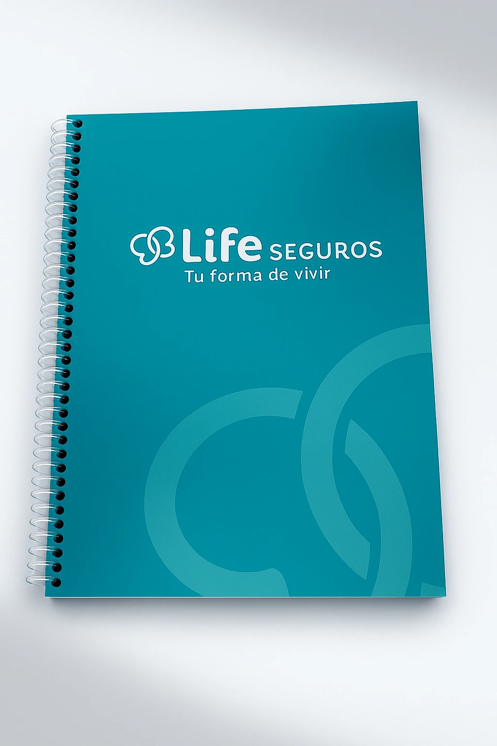 Cuaderno InfinityBook personalizado para Life Seguros