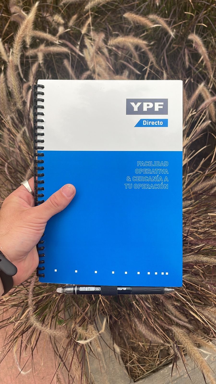Cuaderno InfinityBook personalizado para YPF Directo